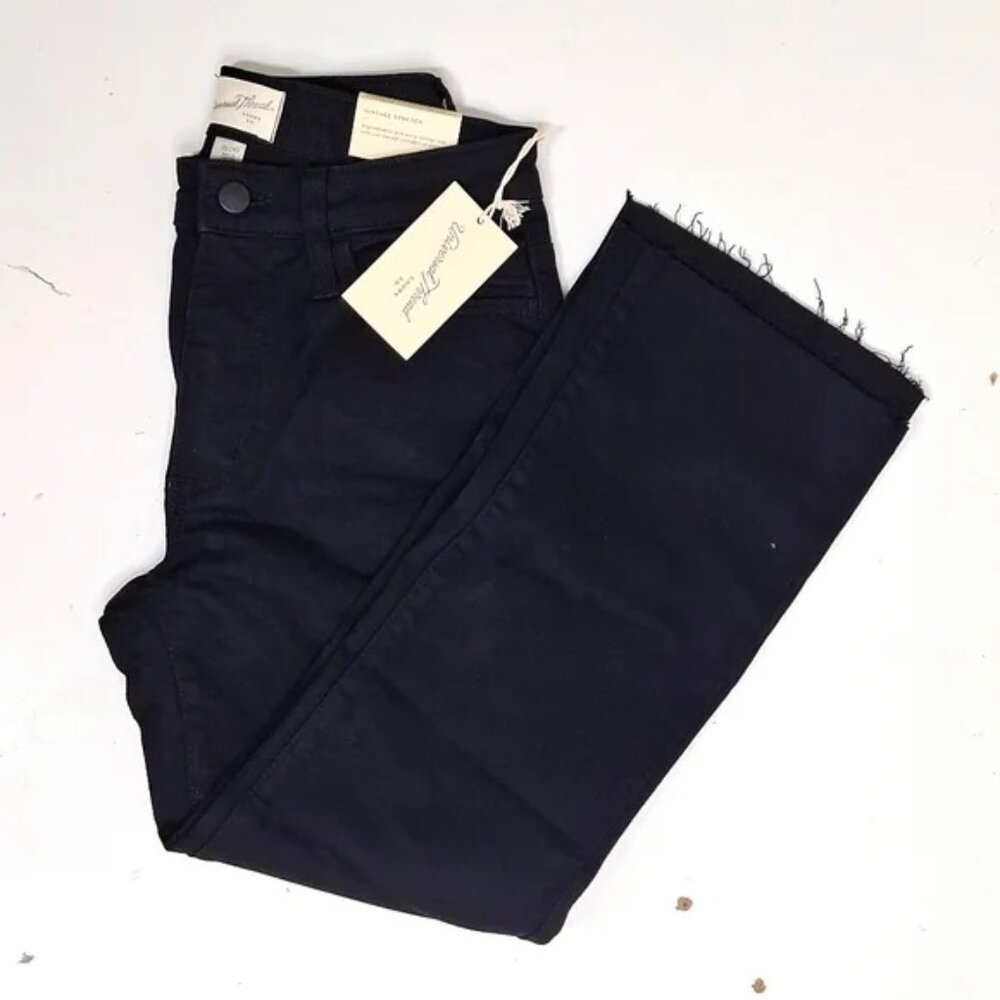 NEW! High-Rise Ankle Bootcut Jeans, Black - SHORT - Universal Thread